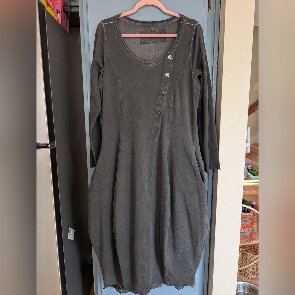 Luukaa Long Sleeve Balloon Dress
